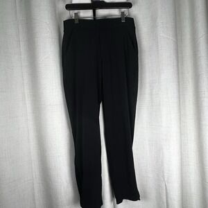 Athleta Womens 6 Brooklyn Ankle Pants Black Mid Rise Athleisure Lightweight